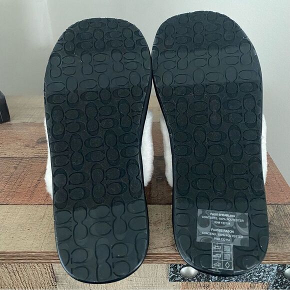 NWT Coach Zena Slippers - Picture 6 of 6